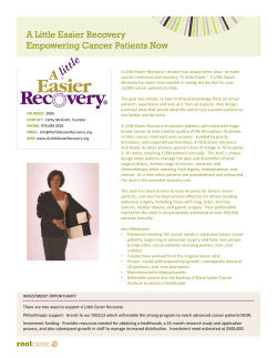 Prospectus  - Social Innovation Forum