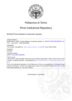 Primes between consecutive squares - PORTO