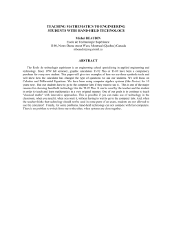 teaching mathematics to engineering students with hand
