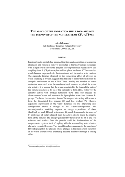 the assay of the hydration shell dynamics on the