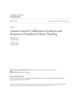 Lessons Learned: Collaborative Symbiosis and