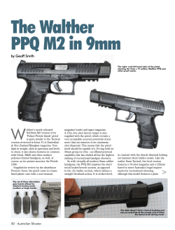 The Walther PPQ M2 in 9mm