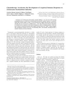 Chemotherapy Accelerates the Development of