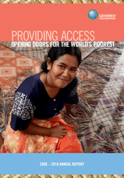 Annual Report - Grameen Foundation