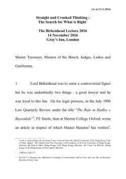 Straight and Crooked Thinking : The Search for What is Right