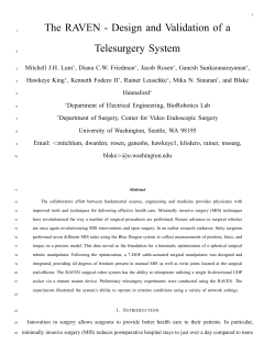 The RAVEN - Design and Validation of a