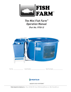 The Mini Fish Farm&trade; Operation Manual