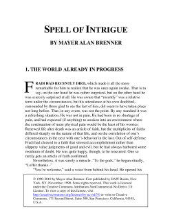 Spell of Intrigue - Vaguely Disreputable