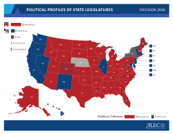 POLITICAL PROFILES OF STATE LEGISLATURES
