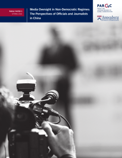 The Perspectives of Officials and Journalists in China