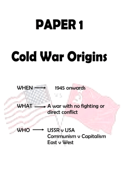 Paper 1 Cold War Origins