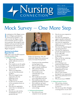 Fall 2010 Nursing Connection Newsletter