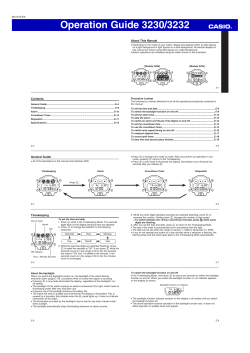 Operation Guide 3230/3232