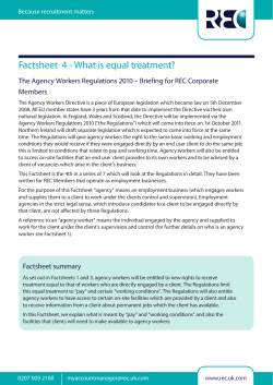 AWR What is Equal Treatment Legal Factsheet 4