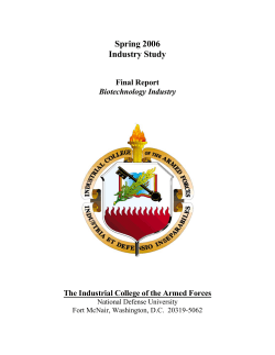 Biotechnology Industry, 2006