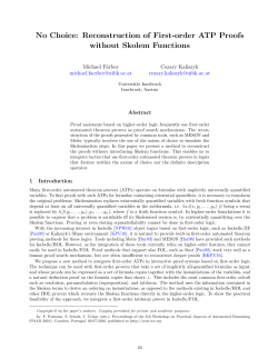 No Choice: Reconstruction of First-order ATP Proofs without Skolem