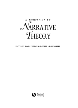 NARRATIVE THEORY