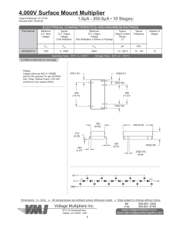 4000V Surface Mount Multiplier