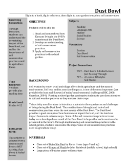 Dust Bowl - Kansas Green Schools