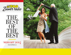 THE BEST OF THE BEST - ZoomerMedia Limited