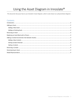 Using the Asset Diagram in Innoslate&reg;