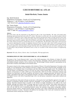 CZECH HISTORICAL ATLAS