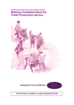 Making A Complaint about the PPS