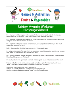 to the Rainbow Mysteries Worksheet