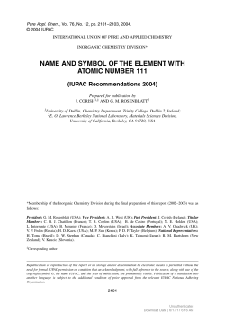 name and symbol of the element with atomic number 111