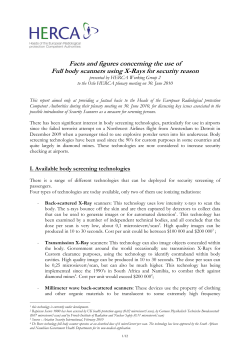 Facts and figures concerning the use of Full body