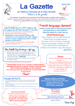 French language classes!!