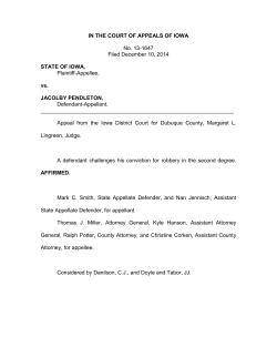 IN THE COURT OF APPEALS OF IOWA No. 13-1647