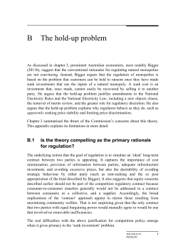 Appendix B The hold-up problem