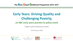 The Area Based Childhood Programme