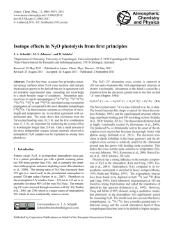 Isotope effects in N2O photolysis from first principles