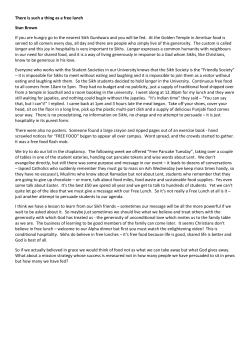 There is such a thing as a free lunch