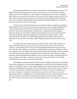 Danial Power Flathead High School, MT Read Essay (PDF