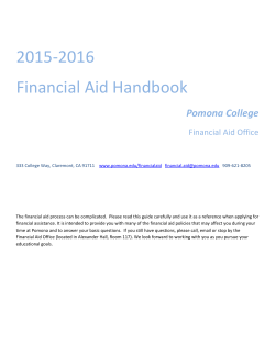 Financial Aid Handbook