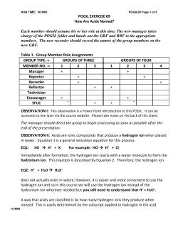 pogil exercise 1 - Ivy Tech -