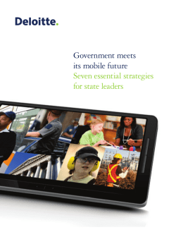 Government meets its mobile future Seven essential