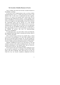 The Essentials of Buddha - International Meditation Centres