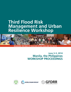 Third Flood Risk Management and Urban Resilience