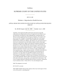 roe v wade webstersyllabus - United States Conference of Catholic
