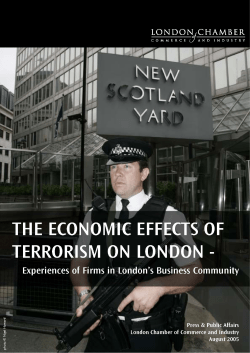 The Economic Effects of Terrorism on