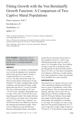 Fitting Growth with the Von Bertalanffy Growth Function: A