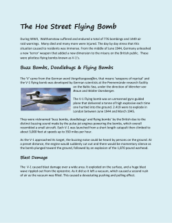 The Hoe Street Flying Bomb