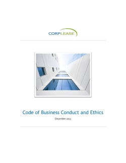 Code of Business Conduct and Ethics