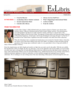 Spring 2012 - Oesterle Library