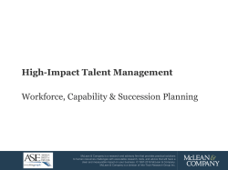 Talent Management - Chapter Leader Resources