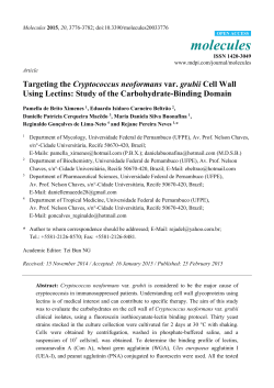 Targeting the Cryptococcus neoformans var. grubii Cell Wall Using